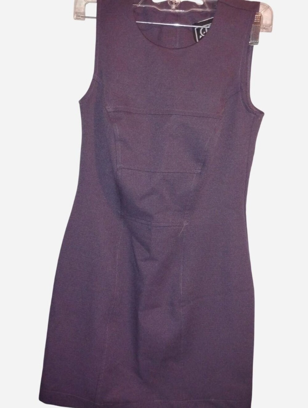 Vintage 90s City Triangles Purple Mini Dress | Size 3 | Made in USA